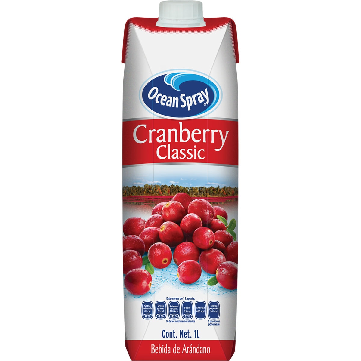 Buy Red cranberry juice drink made from concentrate carton 1 l · OCEAN SPRAY · Supermercado El