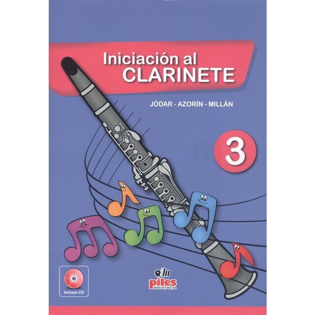 Iniciación al clarinete 3 (Tapa blanda)