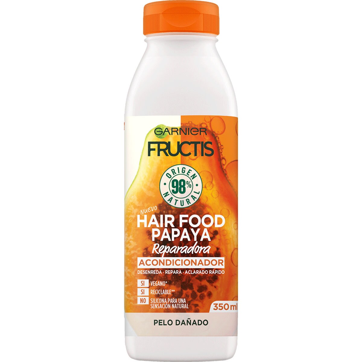 Buy Hair Food Papaya repairing conditioner for damaged hair flask 350 ml · FRUCTIS