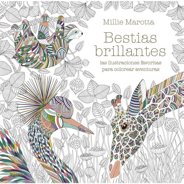 Bestias brillantes: las ilustraciones favoritas para colorear aventuras (Tapa blanda con solapas)
