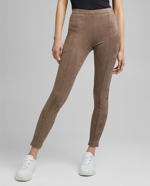LEGGING SIMILI CUIR ASPECT DAIM Guess bleu vêtements femme | Galeries  Lafayette | Galeries Lafayette