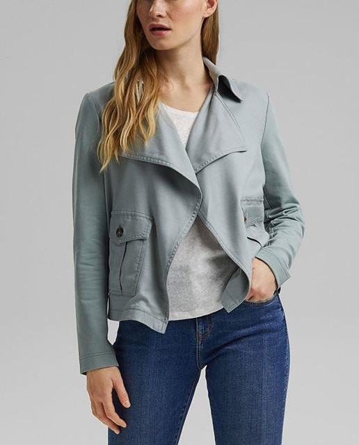 tencel moto jacket