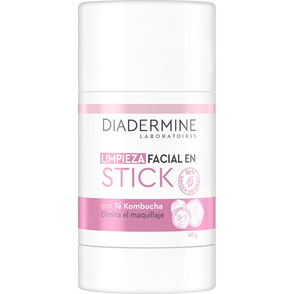 DIADERMINE limpieza facial en stick con té kombucha envase 40 g