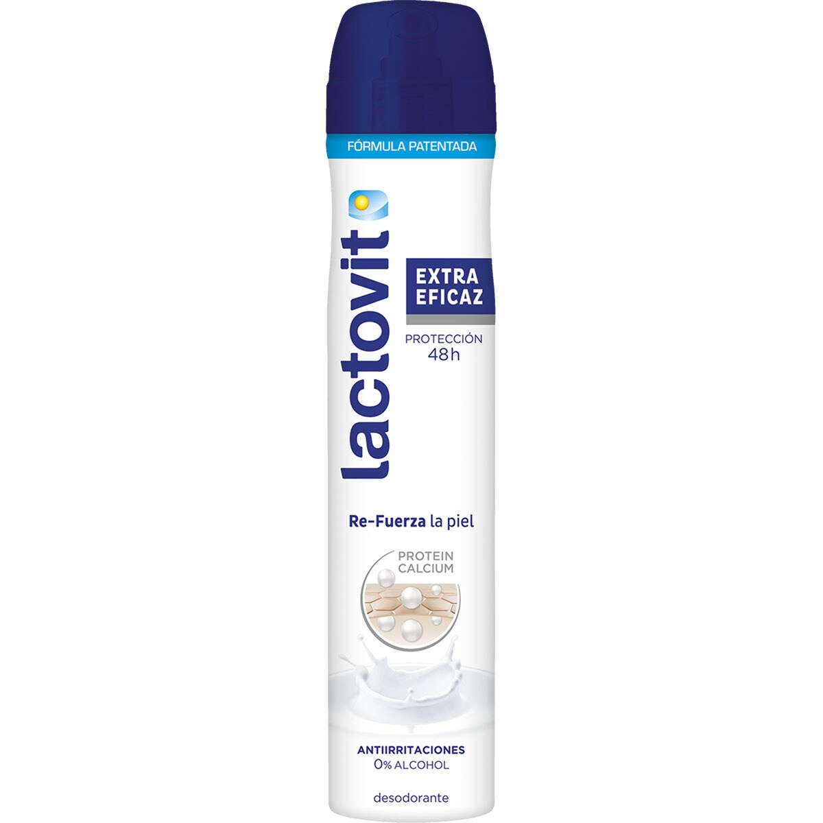 48h extraeffective deodorant with 0 alcohol spray 200 ml · LACTOVIT