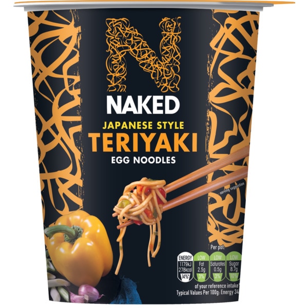 Noodles Teriyaki embalagem 78 g