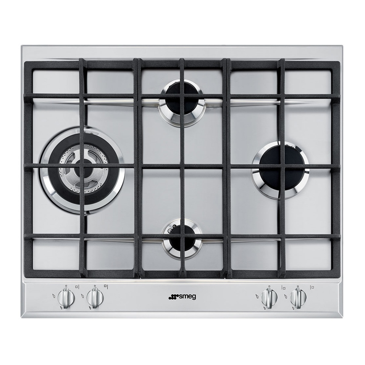 Smeg – Placa gas Smeg 4 quemadores – SLR64SGH.