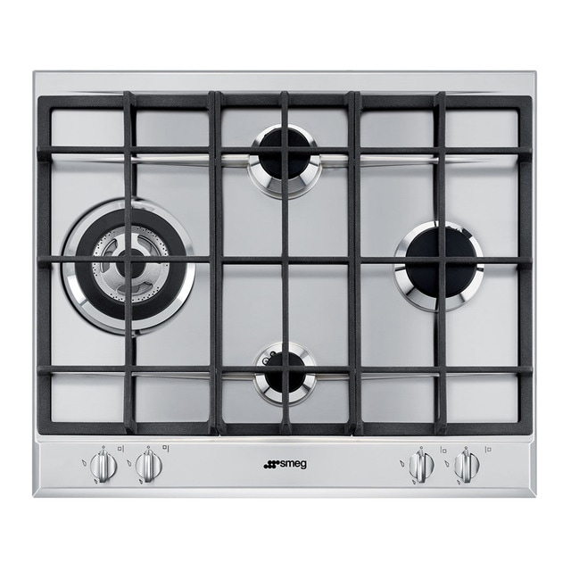 Imagen de Smeg SLR64SGH placa gas 4 quemadores, acero inoxidable en OfertitasTOP