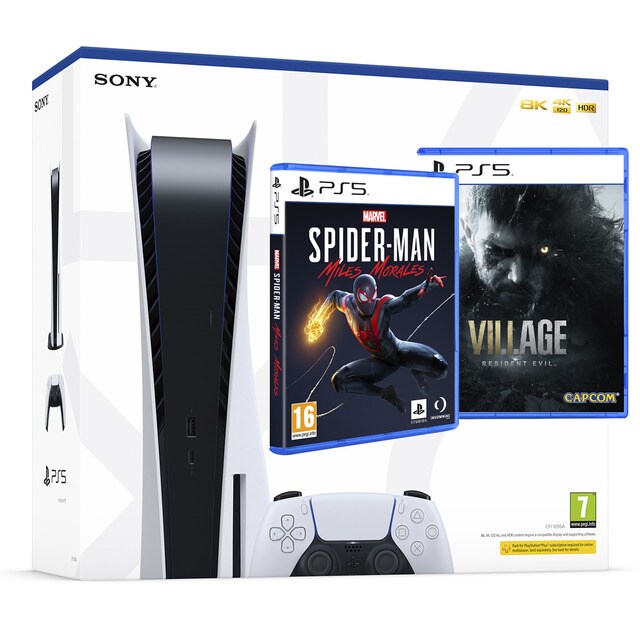 PlayStation 5 + DS + Spiderman + Resident Evil