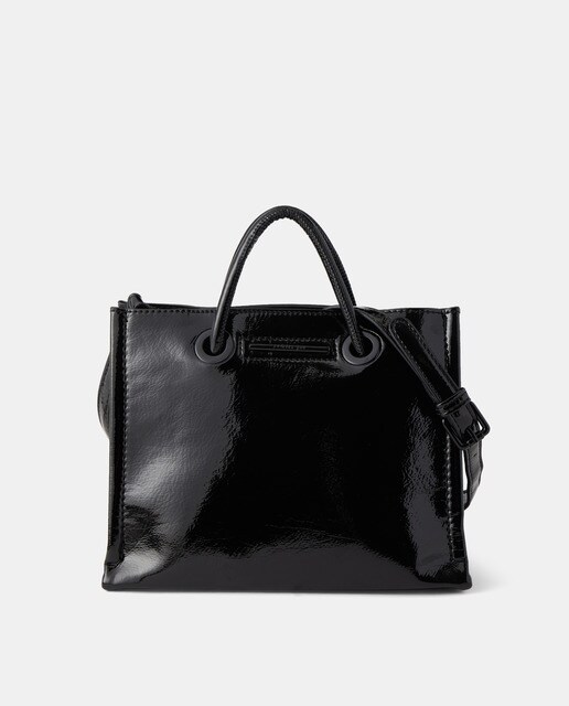 tiny black handbag
