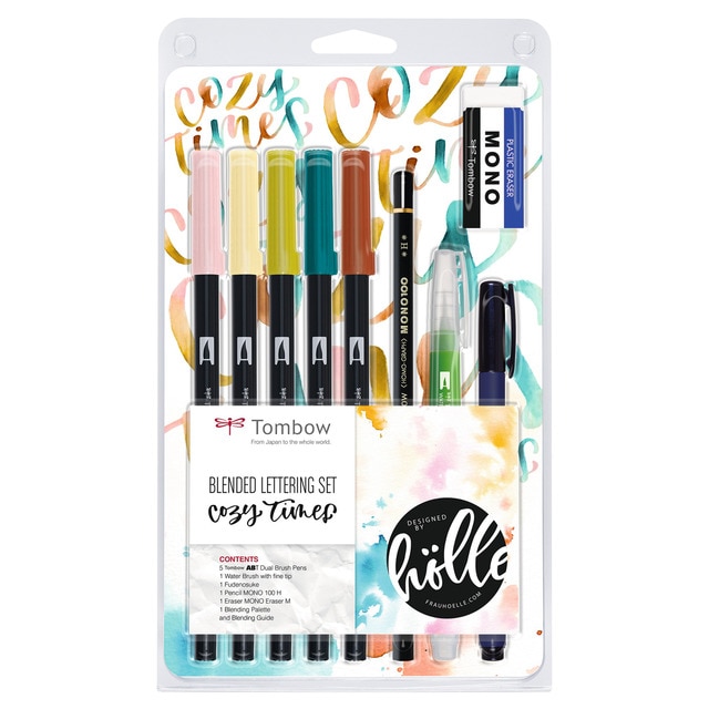 Set Lettering Cozy Times Tombow.