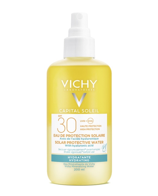 Agua Solar Protectora Hidratante Vichy Capital Soleil SPF30, 200 ml Vichy