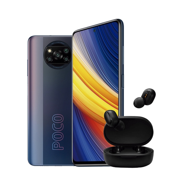 Bundle Poco X3 Pro 8 GB +256 GB Phantom Black móvil libre + Xiaomi Mi True Wireless Eardbuds 2 Basic