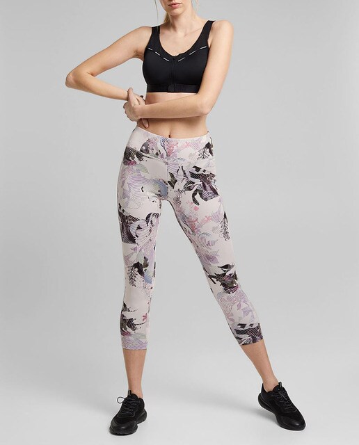 Women's floral print sports leggings 