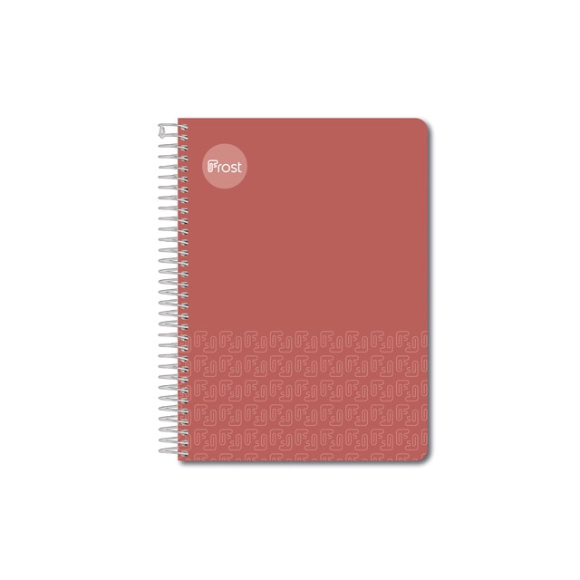 Cuaderno Espiral Cuarto Tapa Dura 80H Frost Rojo