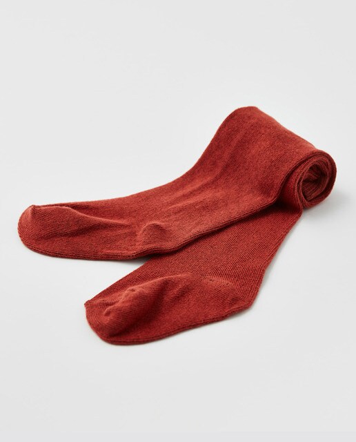 infant orange tights