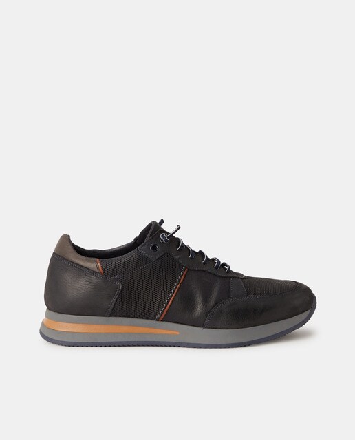 elastic lace trainers mens