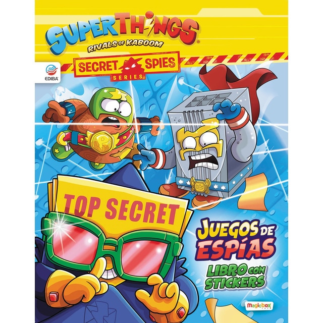 Libro de Stickers Superzings Secret Spies Series - España (Tapa blanda)