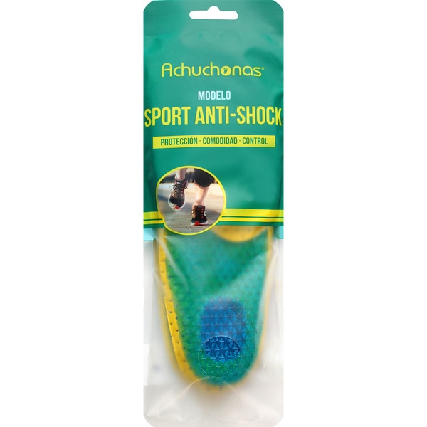 plantillas Sport Anti-Shock talla 42-46 recortable blister 1 unidad