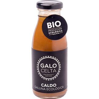 GALO CELTA Ökologische Hühnerbrühe aus Galicien Flasche 250 ml