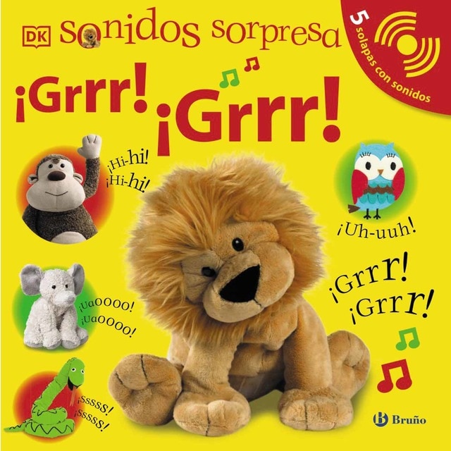Sonidos sorpresa - ¡Grrr! ¡Grrr! (Tapa dura)