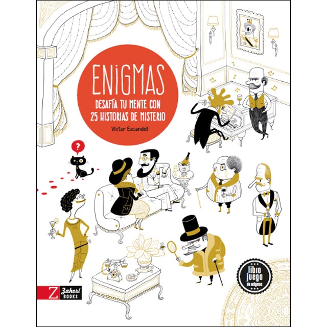 Enigmas de misterio: Desafia tu mente con 25 historias de misterio  (Tapa dura)
