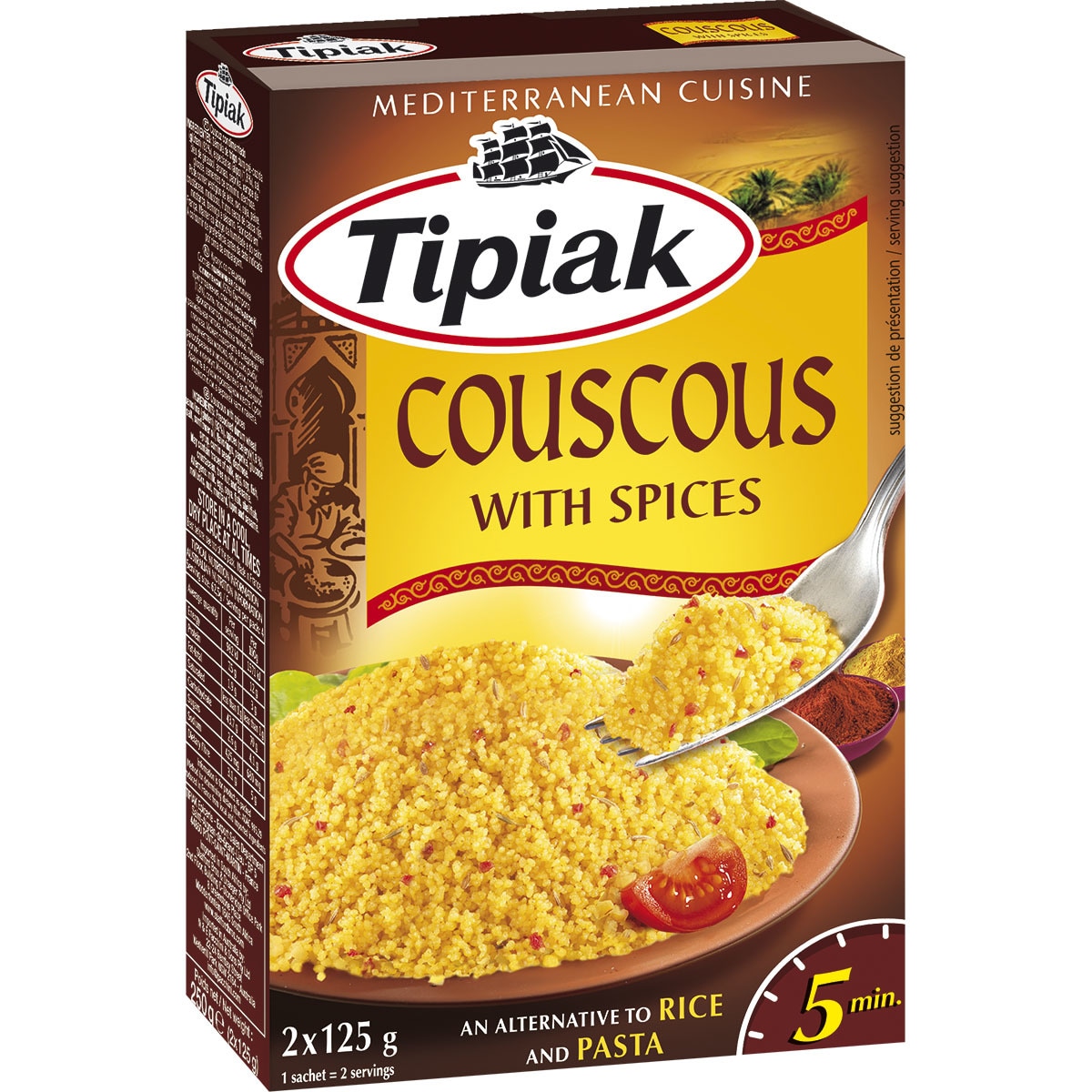 Spiced cous cous packet 250 g · TIPIAK · Supermercado El Corte Inglés