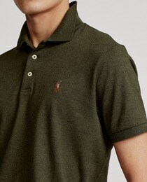brown and green polo shirt