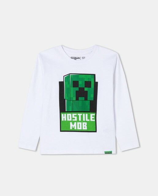 Minecraft boys' long-sleeve T-shirt 