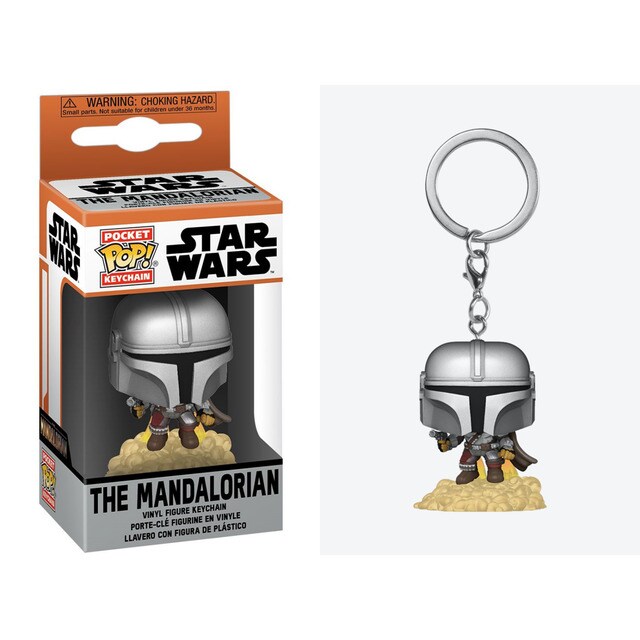 Llavero Funko Pop Mando Volando El Mandaloriano Star Wars.