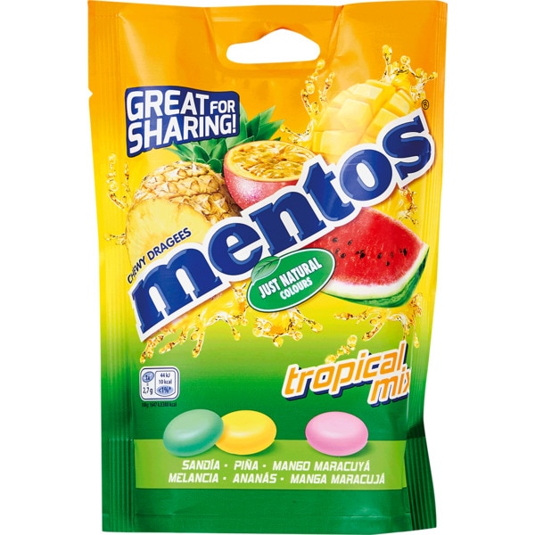 Rebuçados Tropical Mix embalagem 160 g