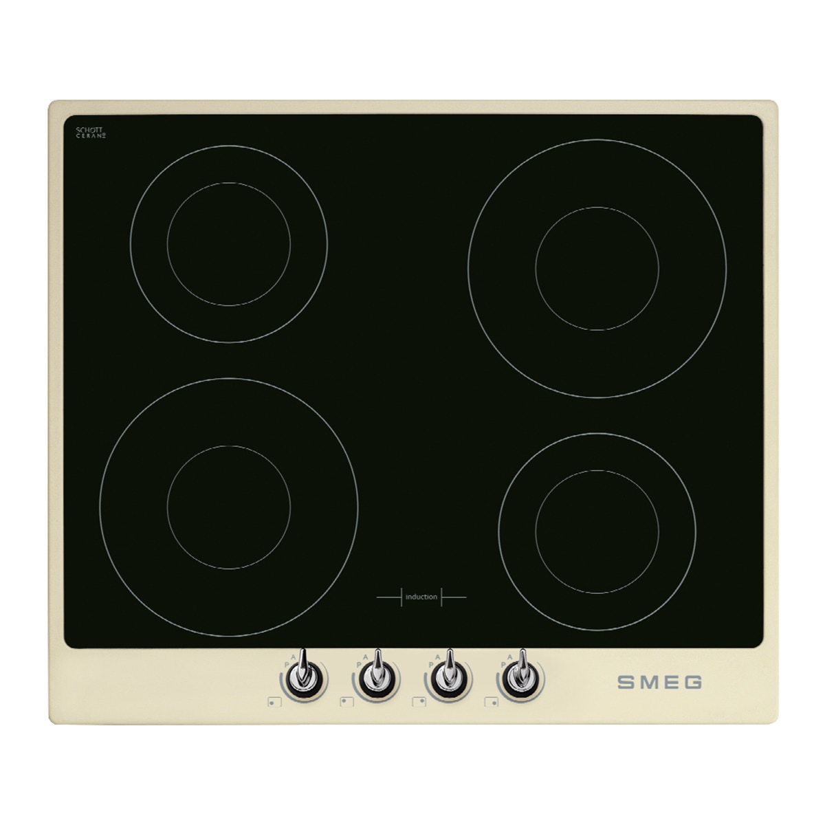 Smeg – Placa inducción Smeg 4 zonas de cocción – SI964PM.