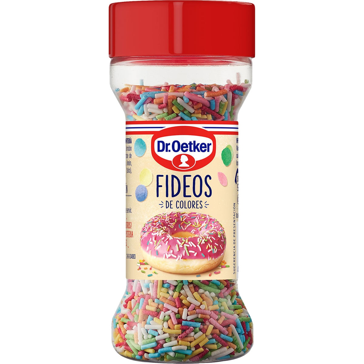 fideos de colores