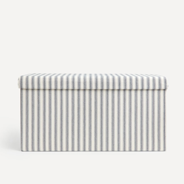 Caja puff a rayas El Corte Inglés