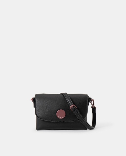 black mini crossbody