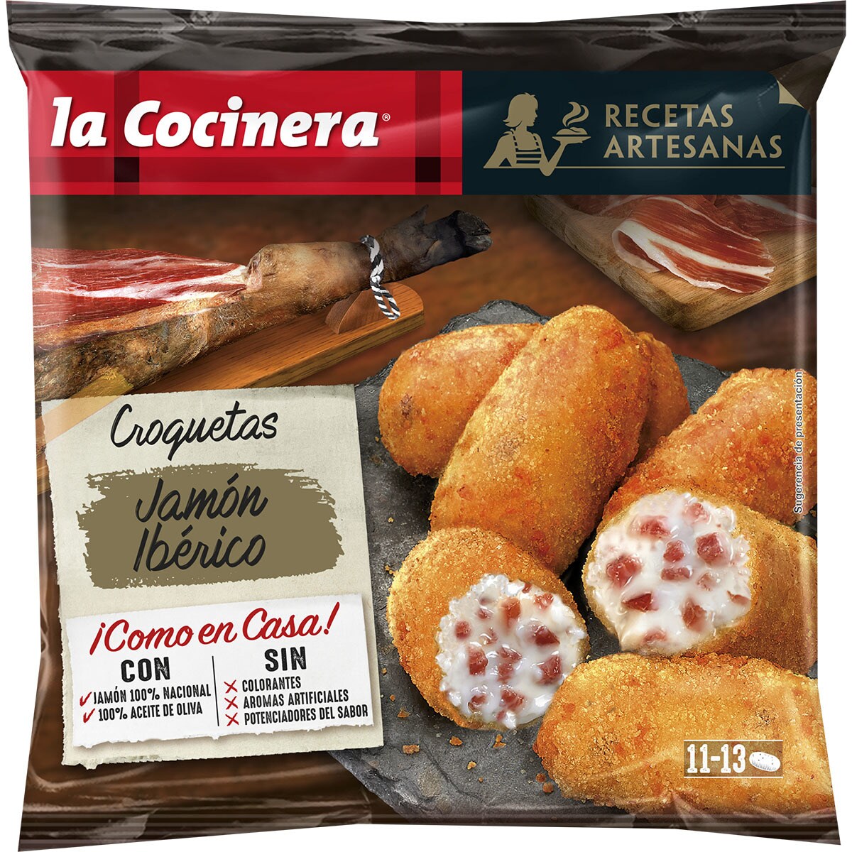 Comprar Croquetas de jamón ibérico bolsa 400 g · LA COCINERA RECETAS