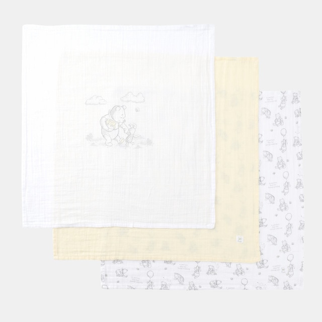Muselinas Disney Baby Winnie the Pooh pack 3 estampadas