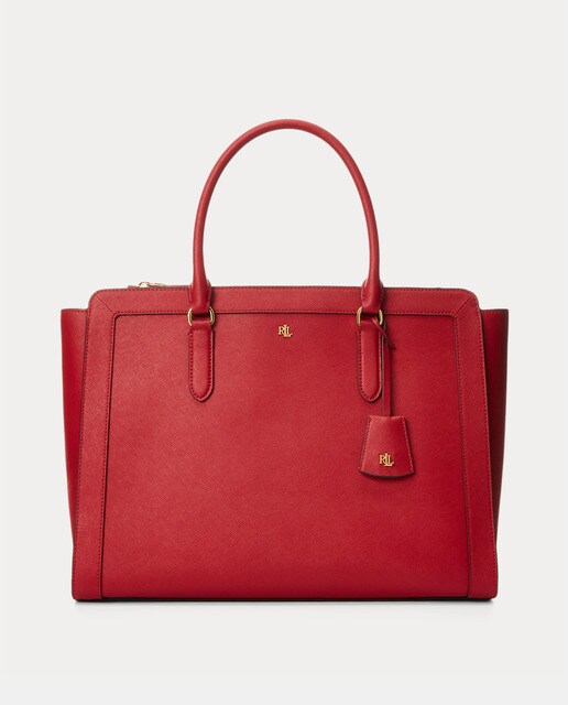 ralph lauren large leather tote