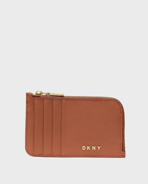 dkny leather purse