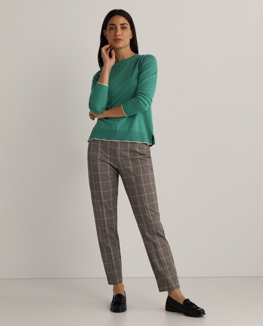 Semi-skinny trousers with elasticated 
