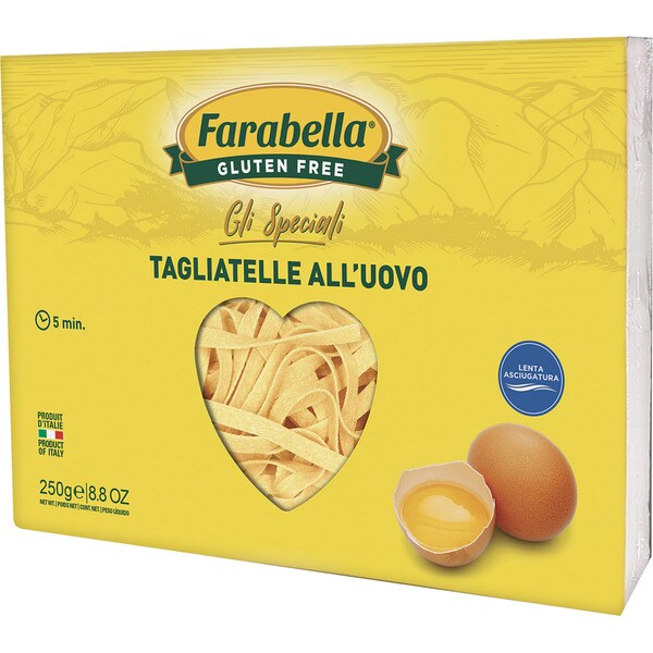 FARABELLA Tagliatelle al huevo sin gluten bandeja 250 g