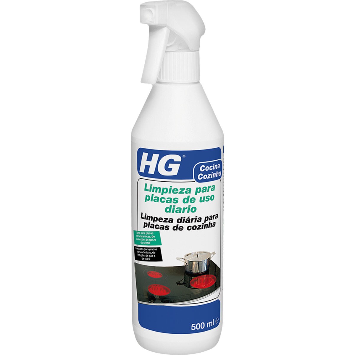 Hob cleaner for daily use spray 500 ml · HG · Supermercado El Corte Inglés