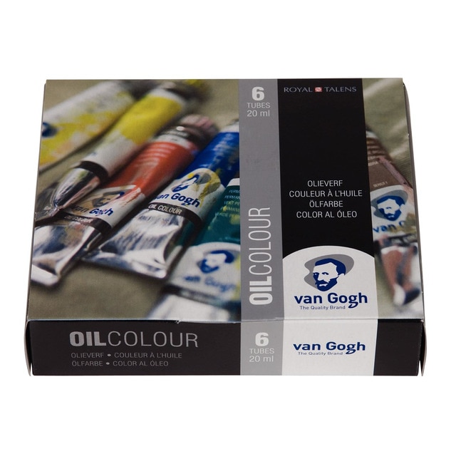 Set de Iniciación de Pinturas al Óleo con 6 Colores en Tubos de 20 ml Van Gogh Multicolor