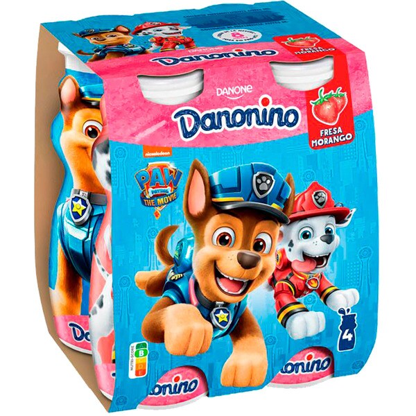 Buy Bebedino strawberryflavoured petite drinkable yogurt 4pack units