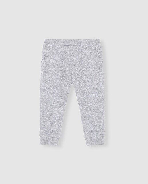 Baby boys' grey tracksuit bottoms 