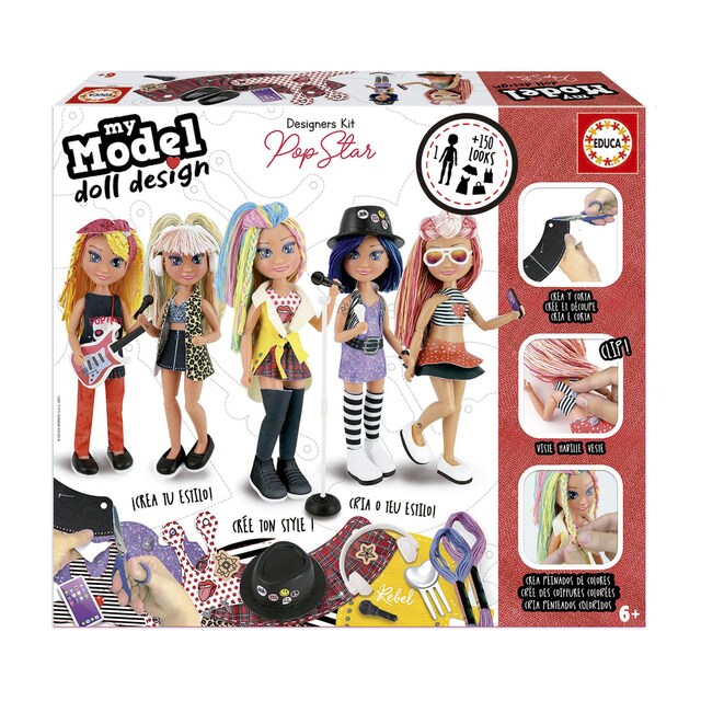 My model doll design Pop Star