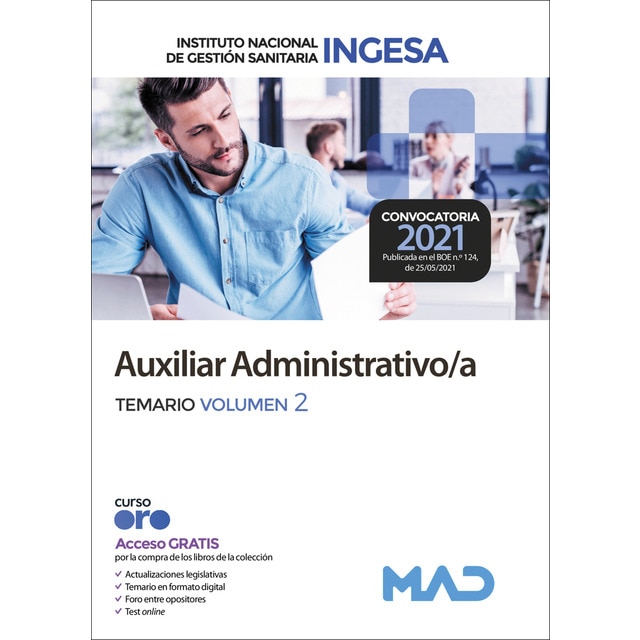 Auxiliar administrativo del instituto nacional de gestión sanitaria (ingesa)