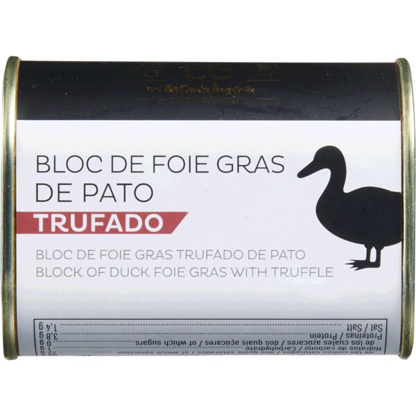 Bloc de Foie Gras de Pato Trufado lata 130 g