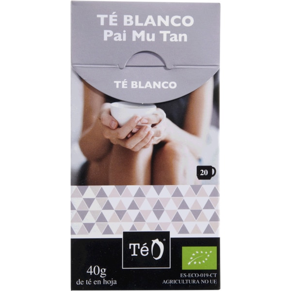 Chá Branco Pai Mu Tan Biológico embalagem 40 g