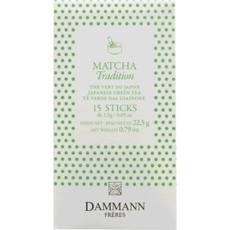 Dammann Fréres Chá Matcha Japonês embalagem 15 unidade