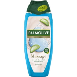 Palmolive Wellness Gel de Banho Massage de Sal Marinho e Extrato de Aloe embalagem 500 ml